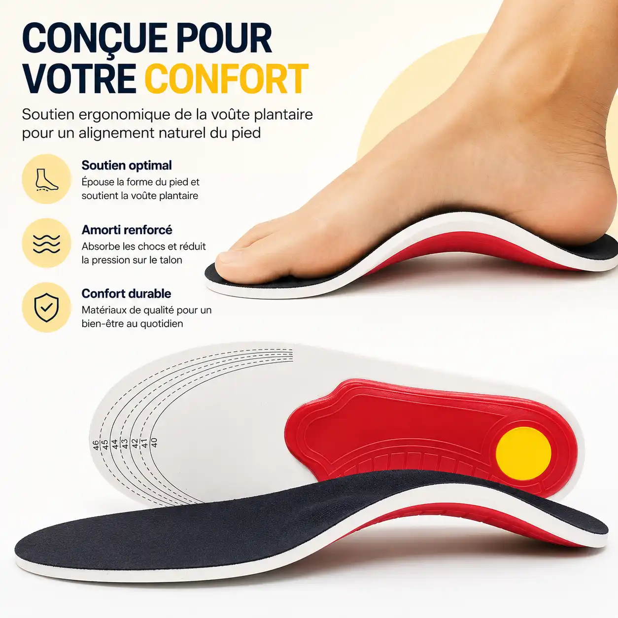 semelle pour pied plat